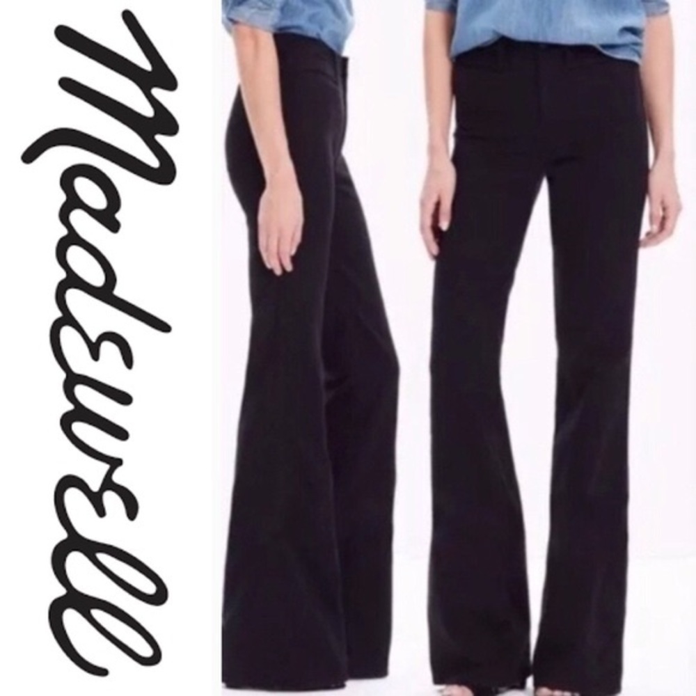 Madewell Black Flea Market Flare Jeans Sz 30